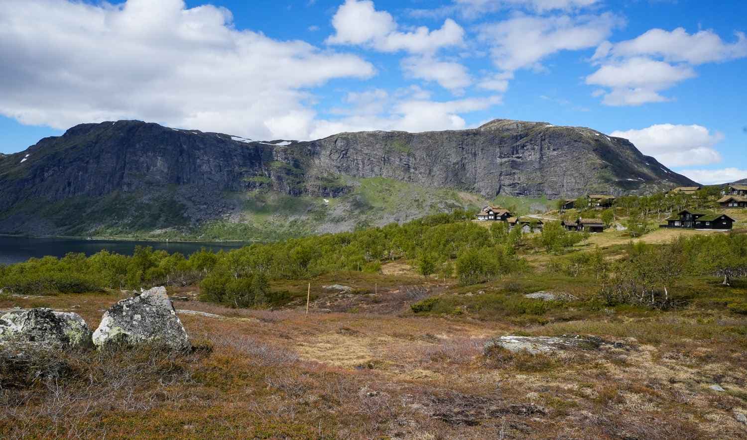 Ukesferskt bilde fra tomtefeltet (utsikt til Skørsnøse)